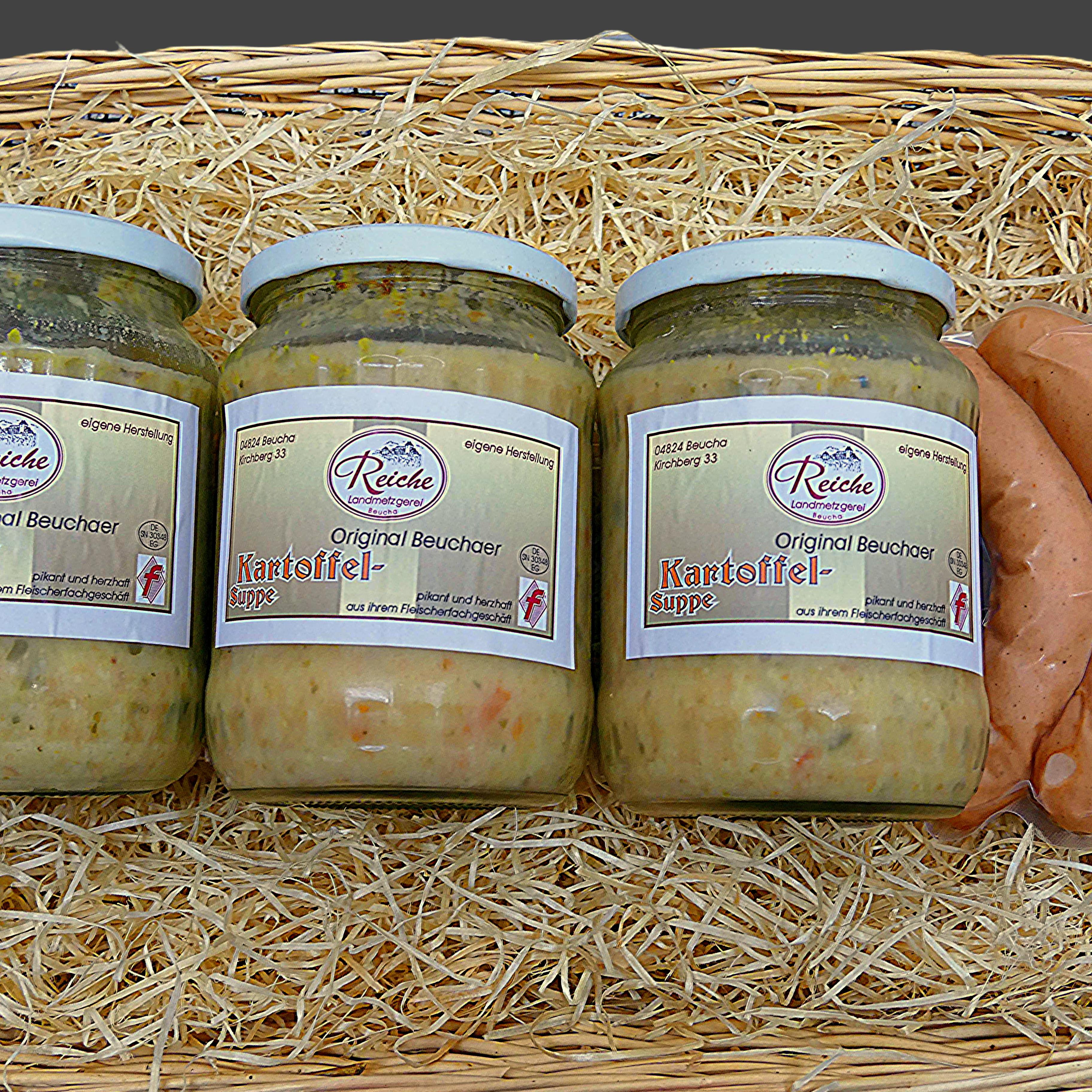 3xKartoffelsuppe + 3xBockwurst